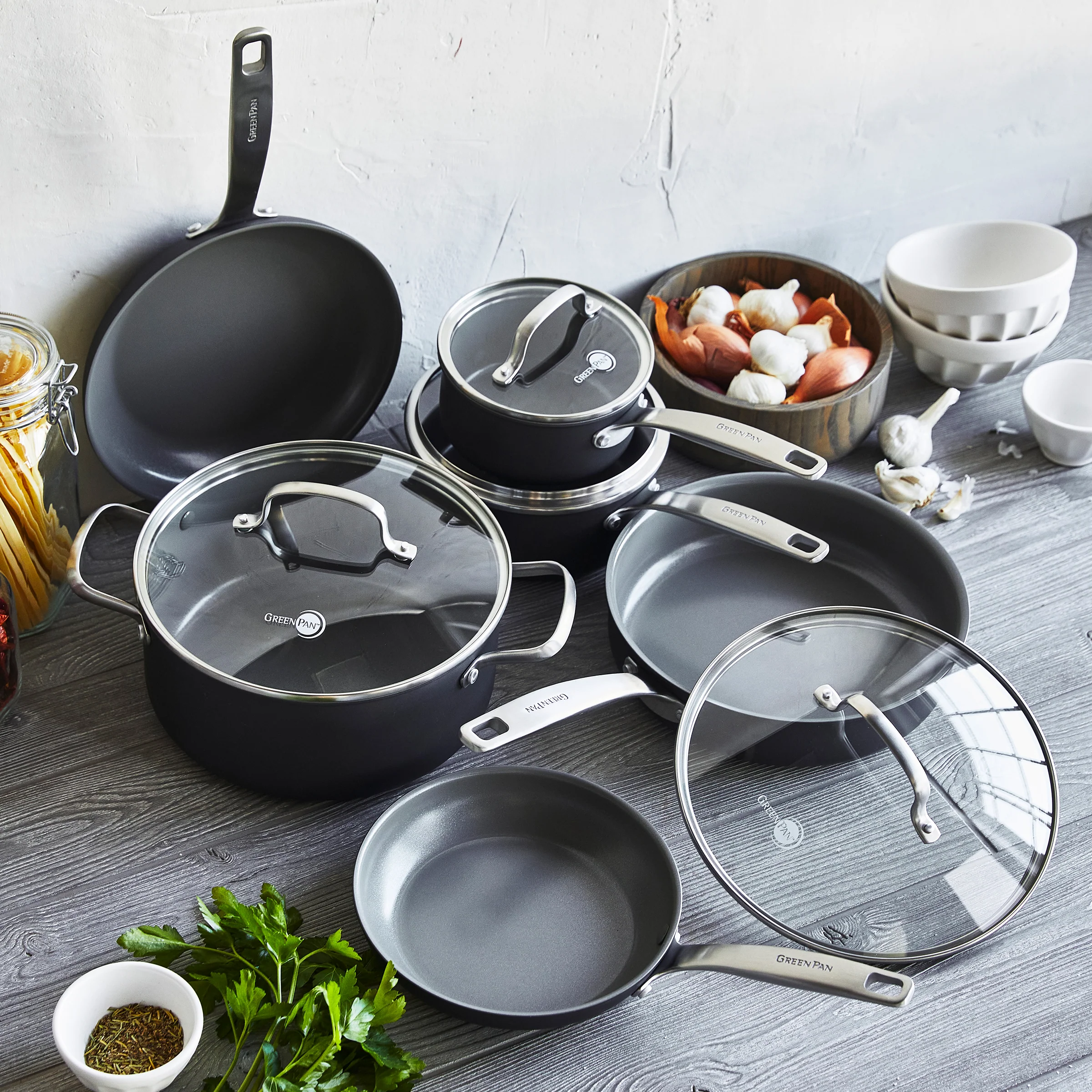 Chatham Ceramic, Non-Stick Cookware Set, 10 Piece - Image 3