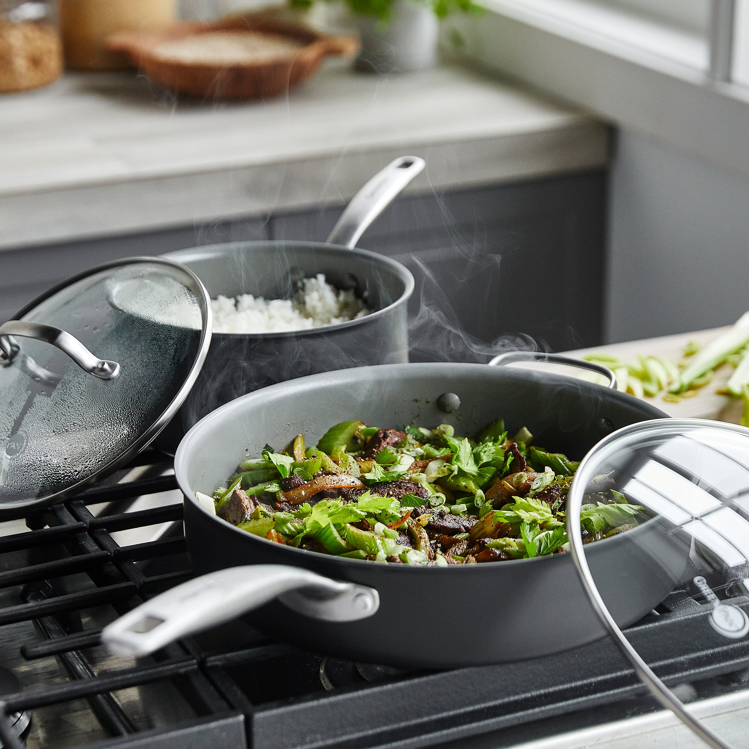 Chatham Ceramic, Non-Stick Cookware Set, 10 Piece - Image 5