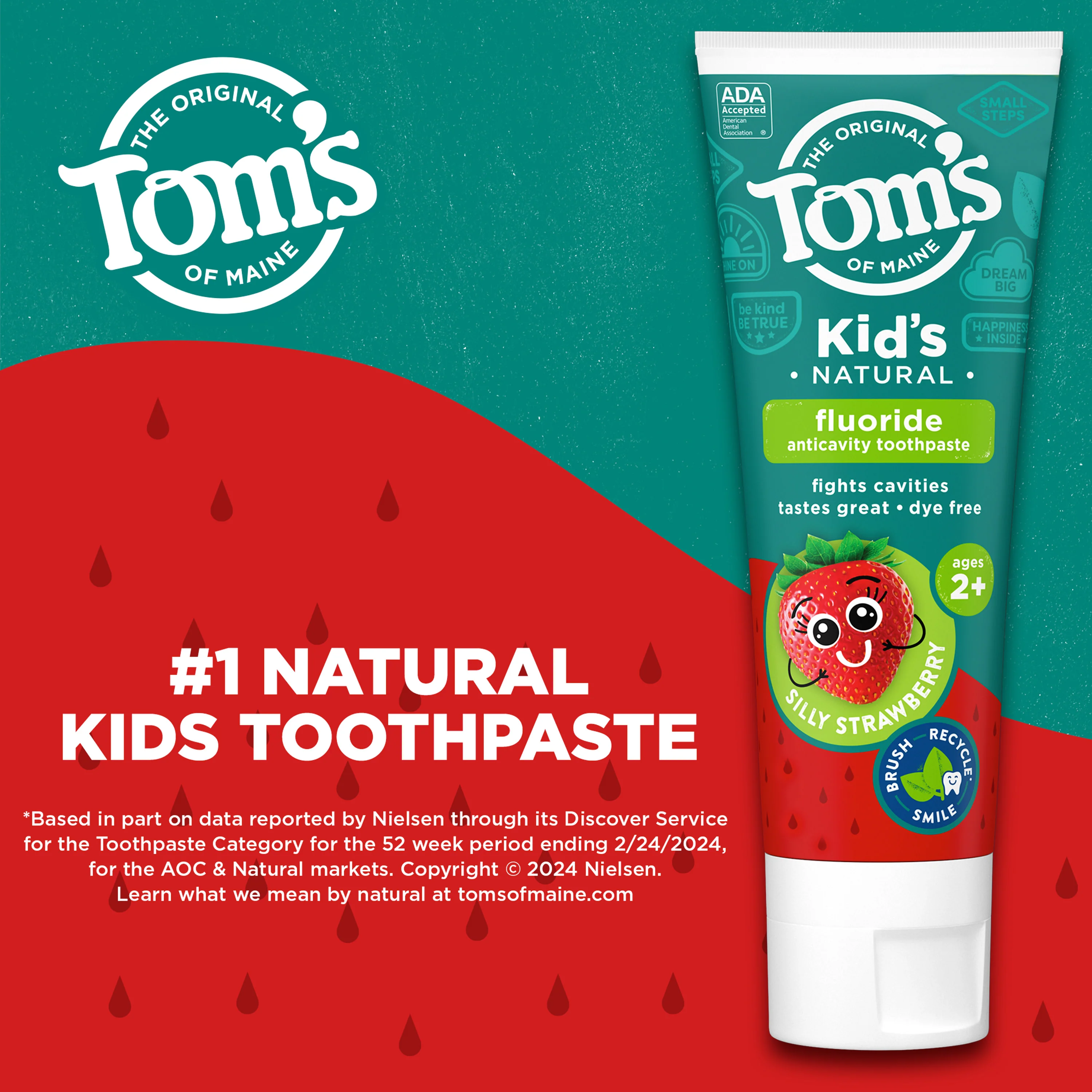 Children's Silly Strawberry Fluoride Toothpaste - Image 11