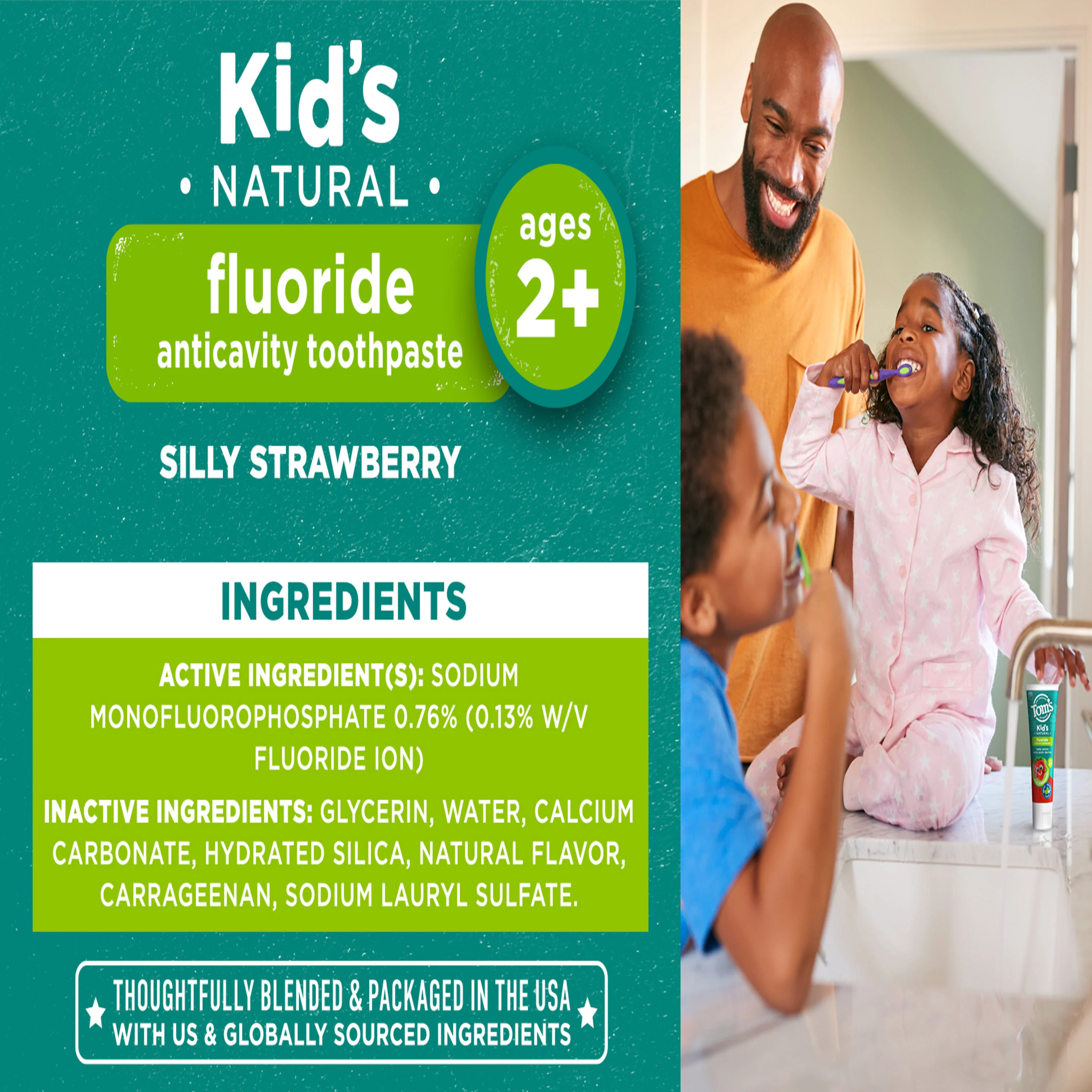 Children's Silly Strawberry Fluoride Toothpaste - Image 5