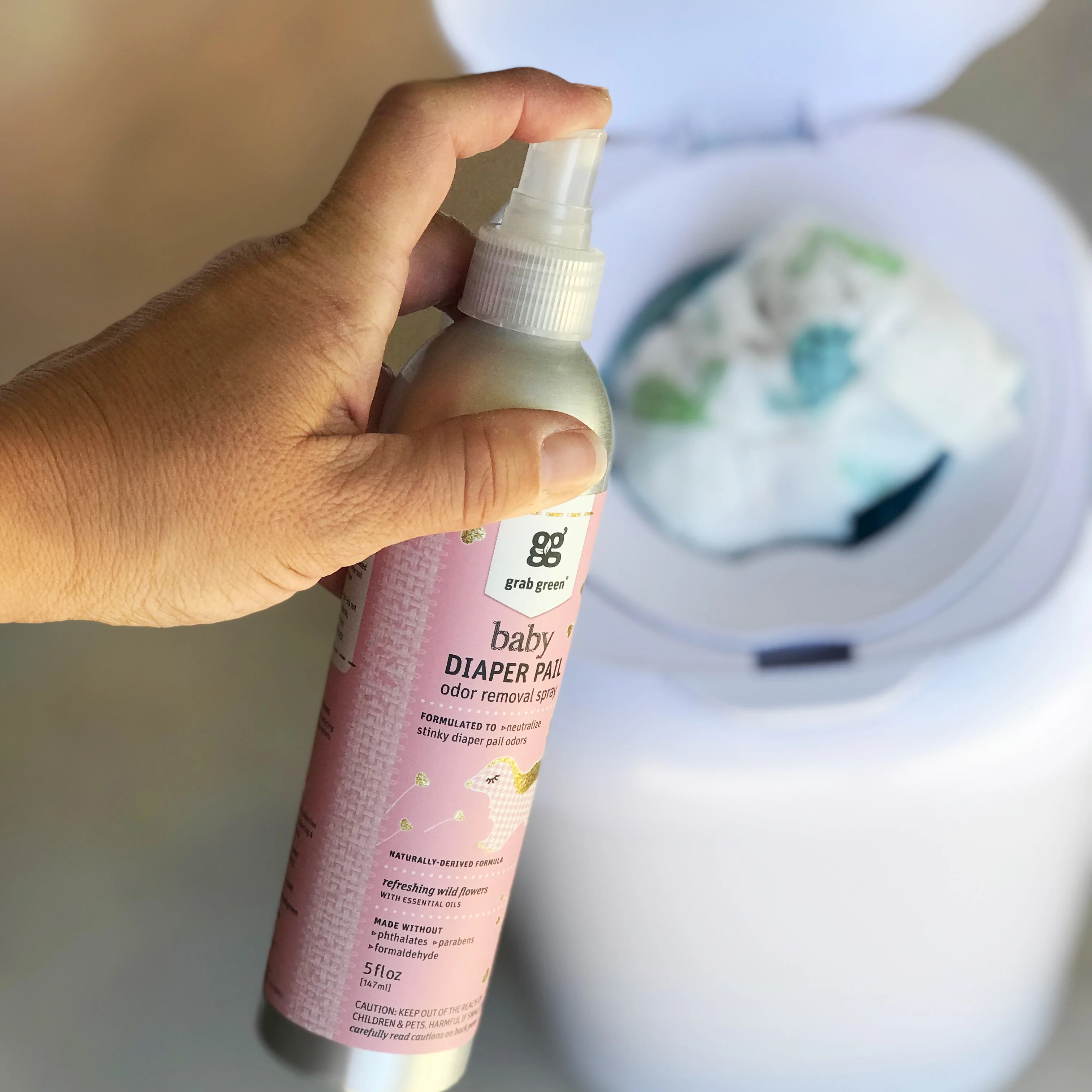 Baby Diaper Pail Odor Removal Spray - Image 5