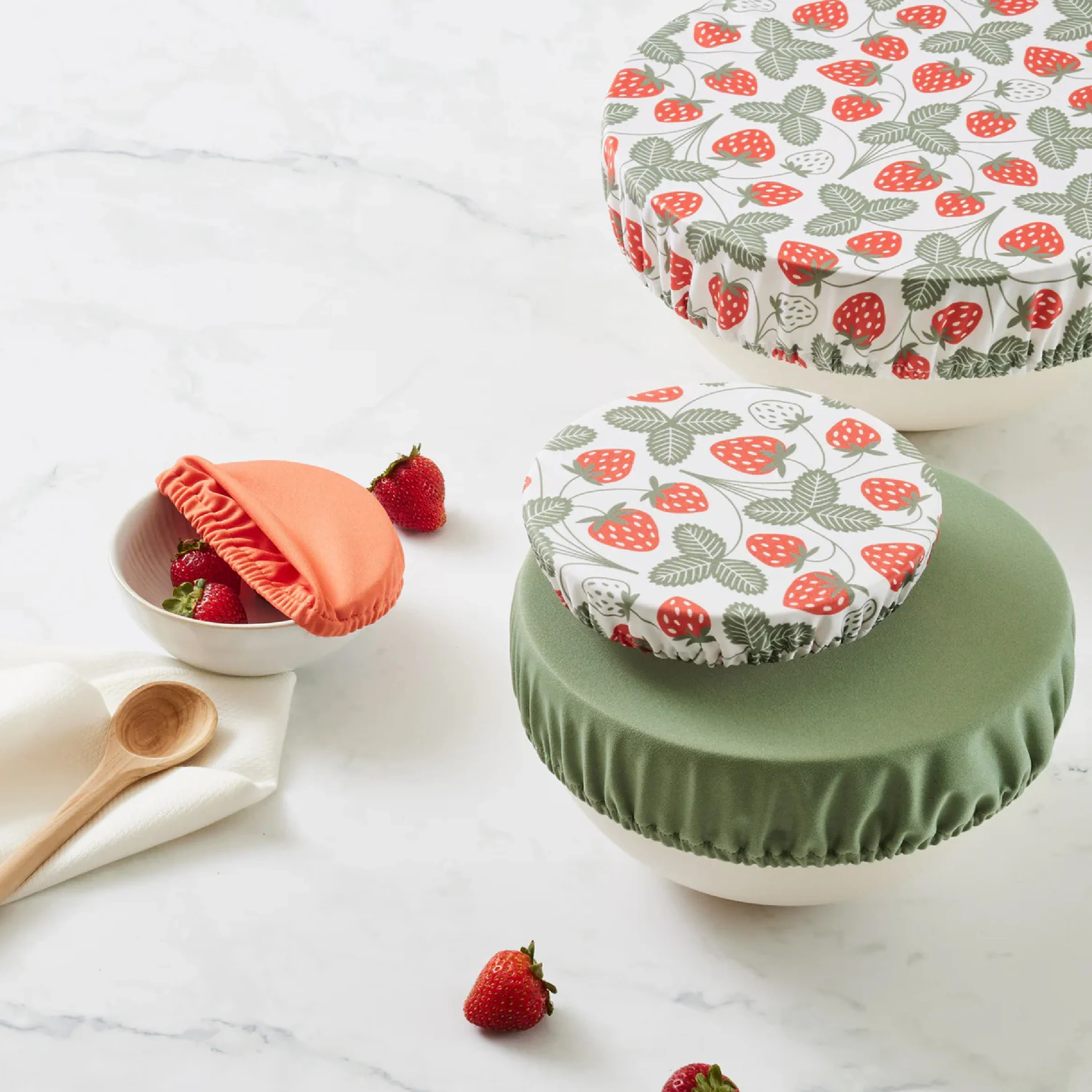 Reusable Bowl Covers - Upcycled Materials, 4-Pack - Image 17