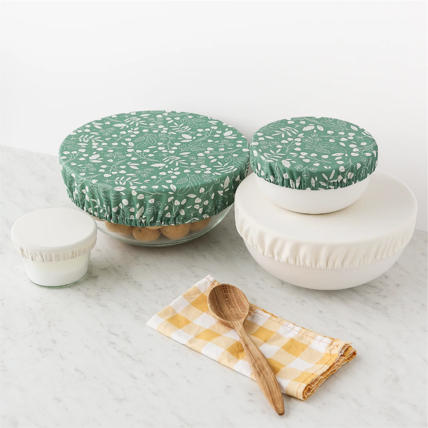 Reusable Bowl Covers - Upcycled Materials, 4-Pack - Image 29