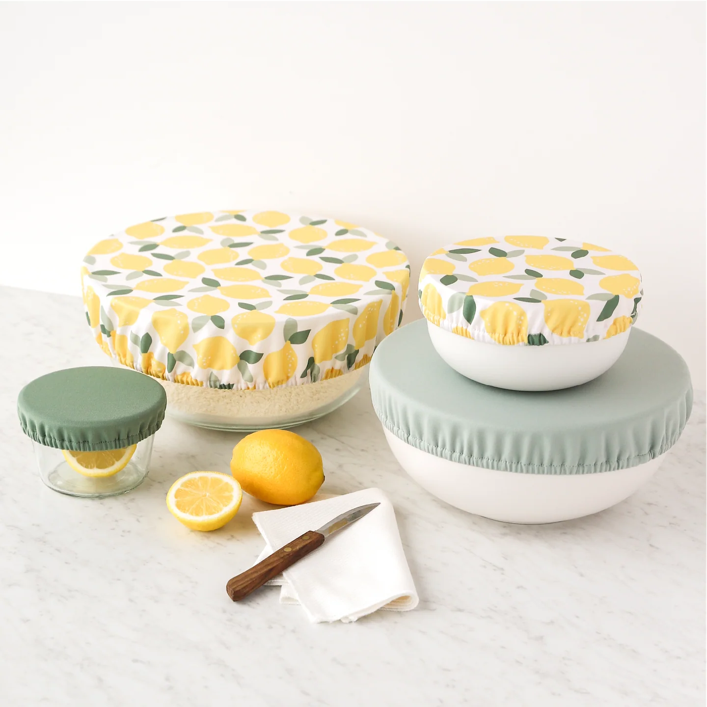 Reusable Bowl Covers - Upcycled Materials, 4-Pack - Image 32