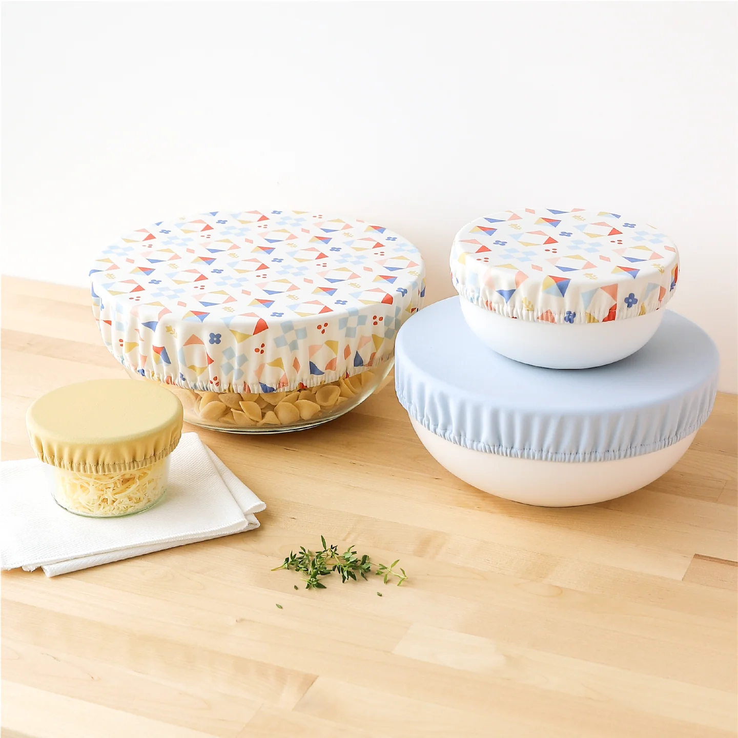 Reusable Bowl Covers - Upcycled Materials, 4-Pack - Image 33