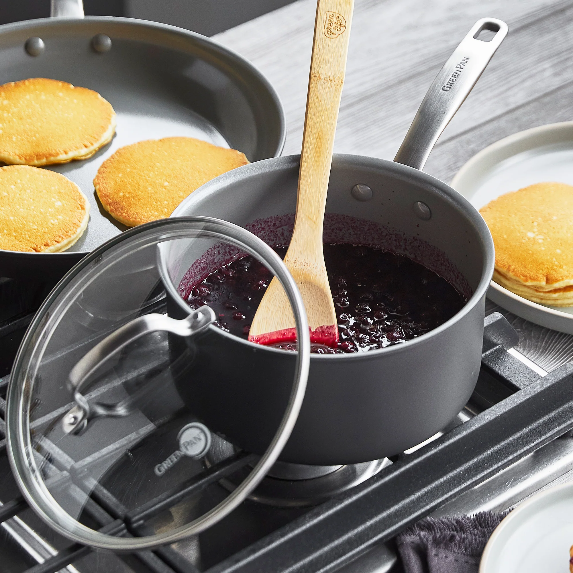 Chatham Nonstick, Ceramic Sauce Pan with Lid, 3 qt - Image 6