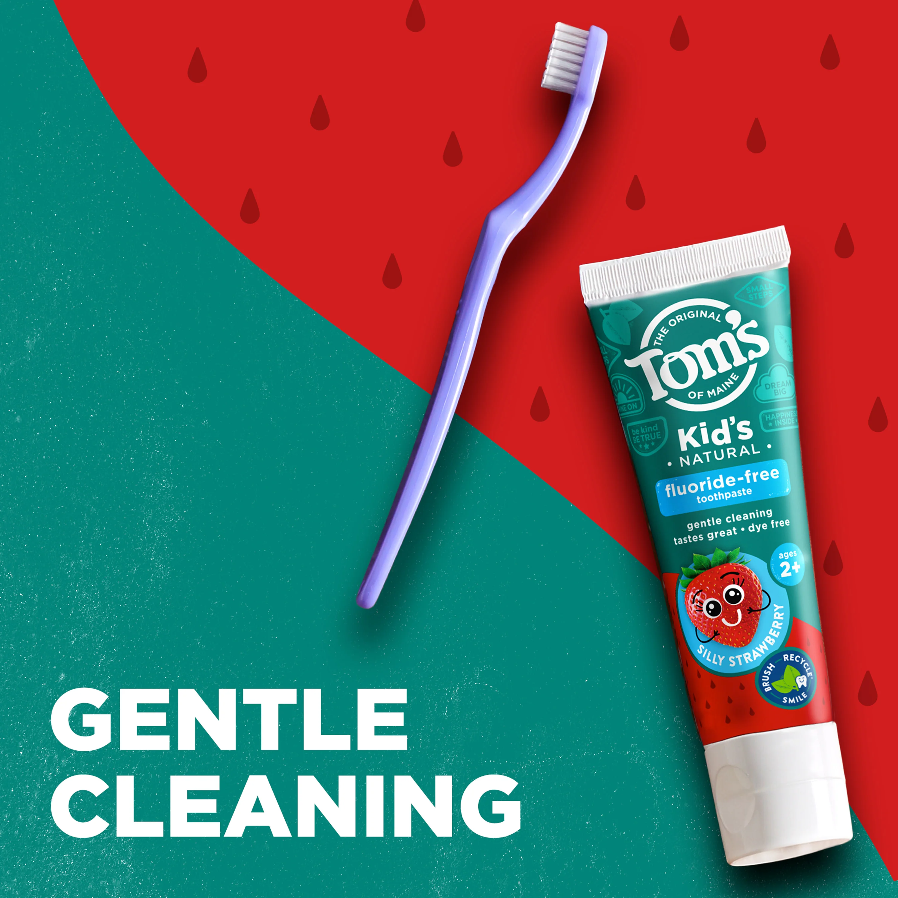 Children's Silly Strawberry Fluoride-Free Toothpaste - Image 7