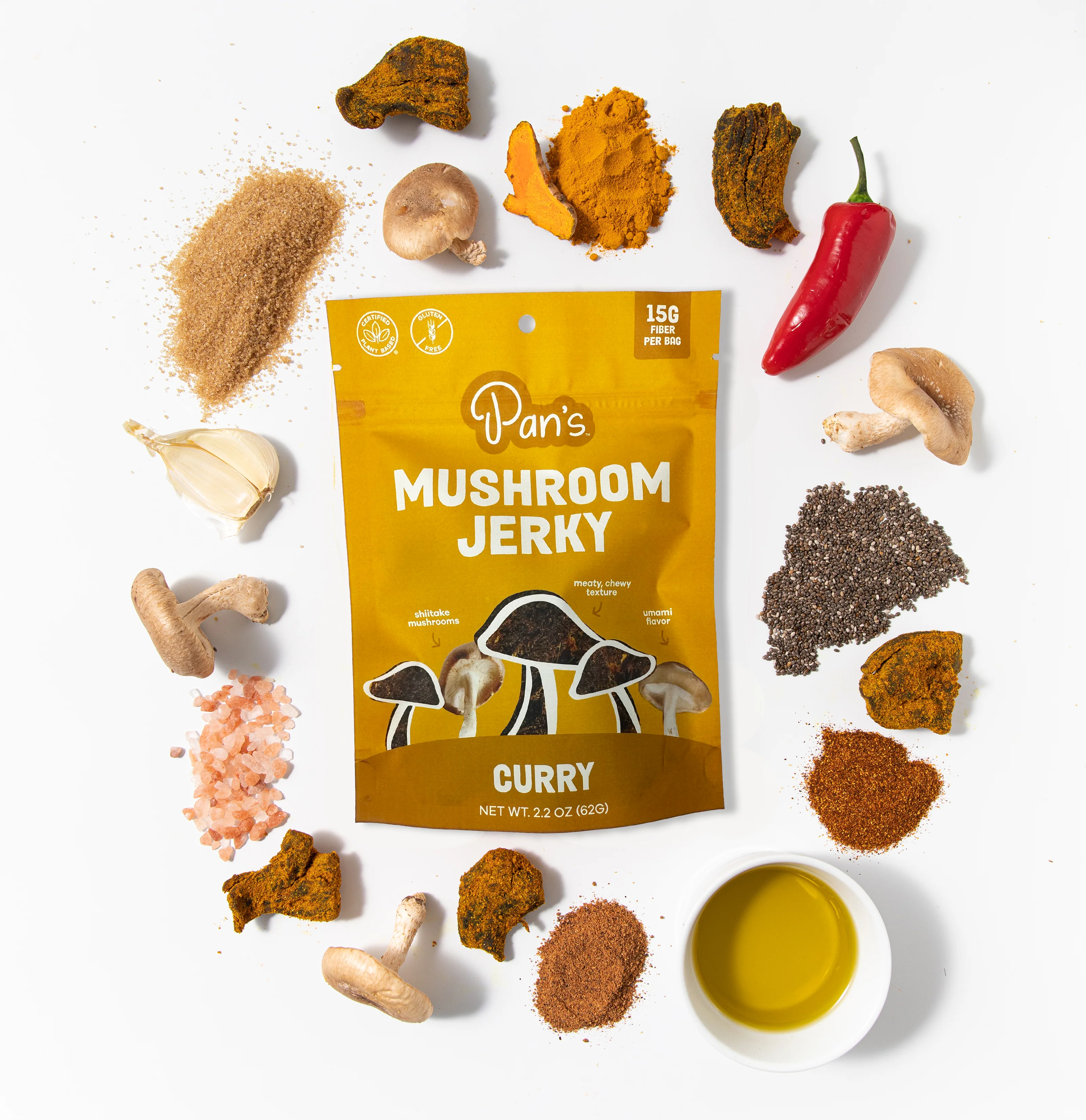 Curry Mushroom Jerky - Image 9