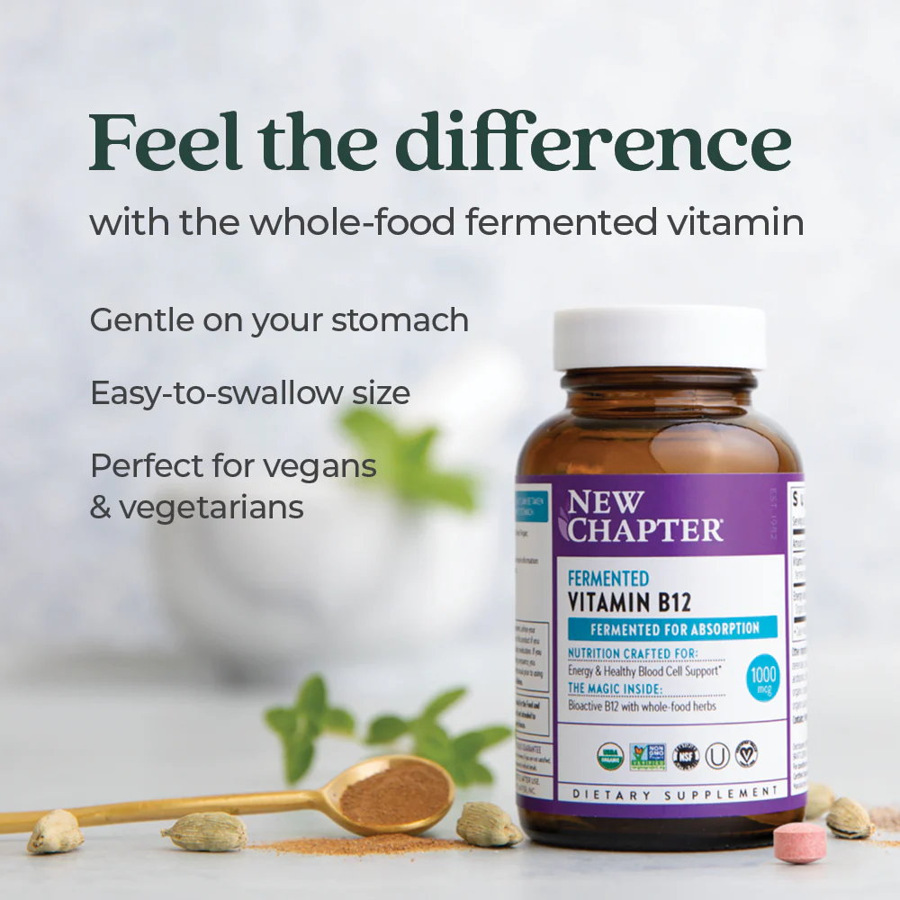 Fermented Vitamin B12 - For Cellular Energy + Healthy Blood Cells - Image 7