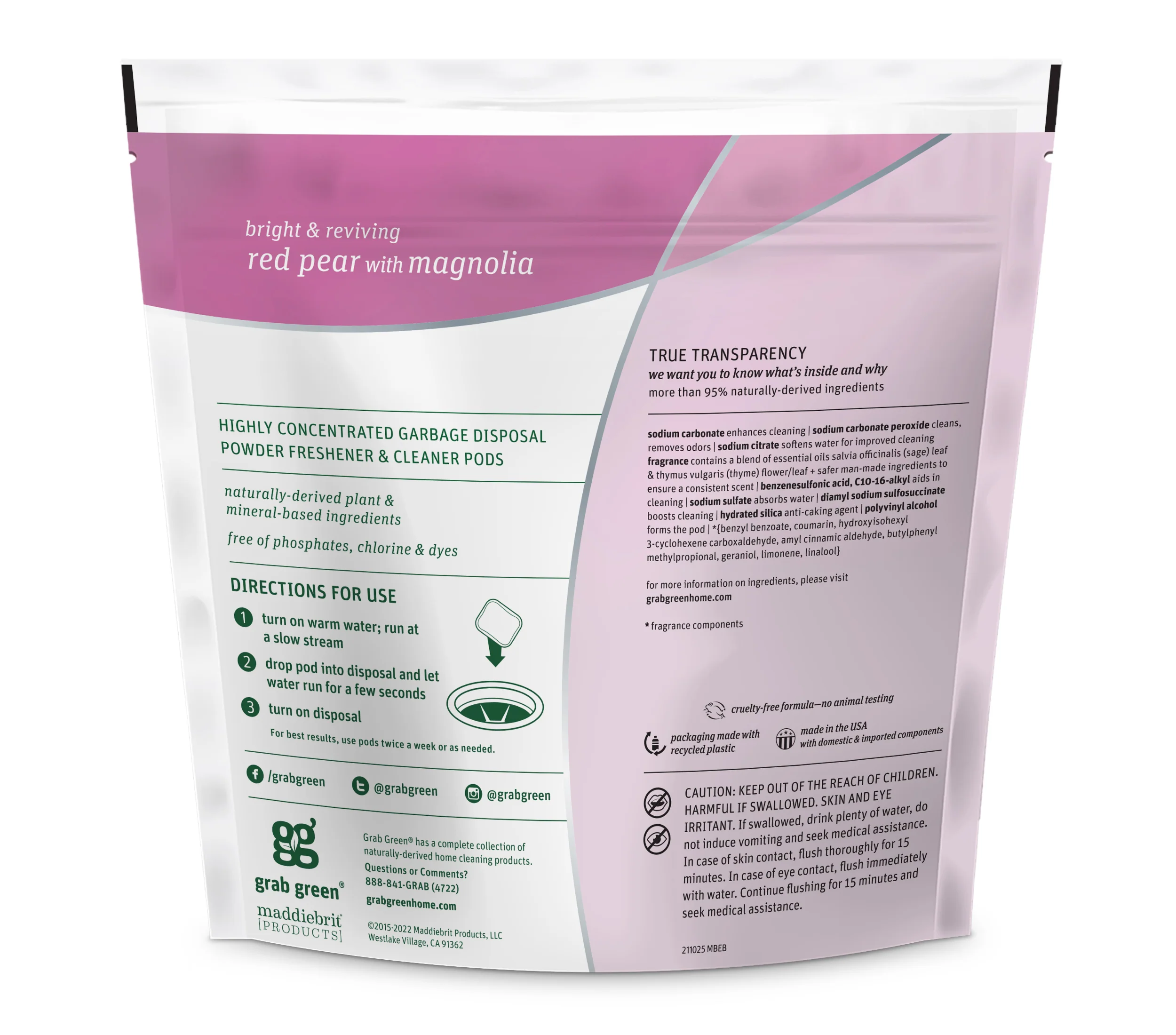 Garbage Disposal Freshener & Cleaner Pods - Thyme with Fig Leaf - Image 3