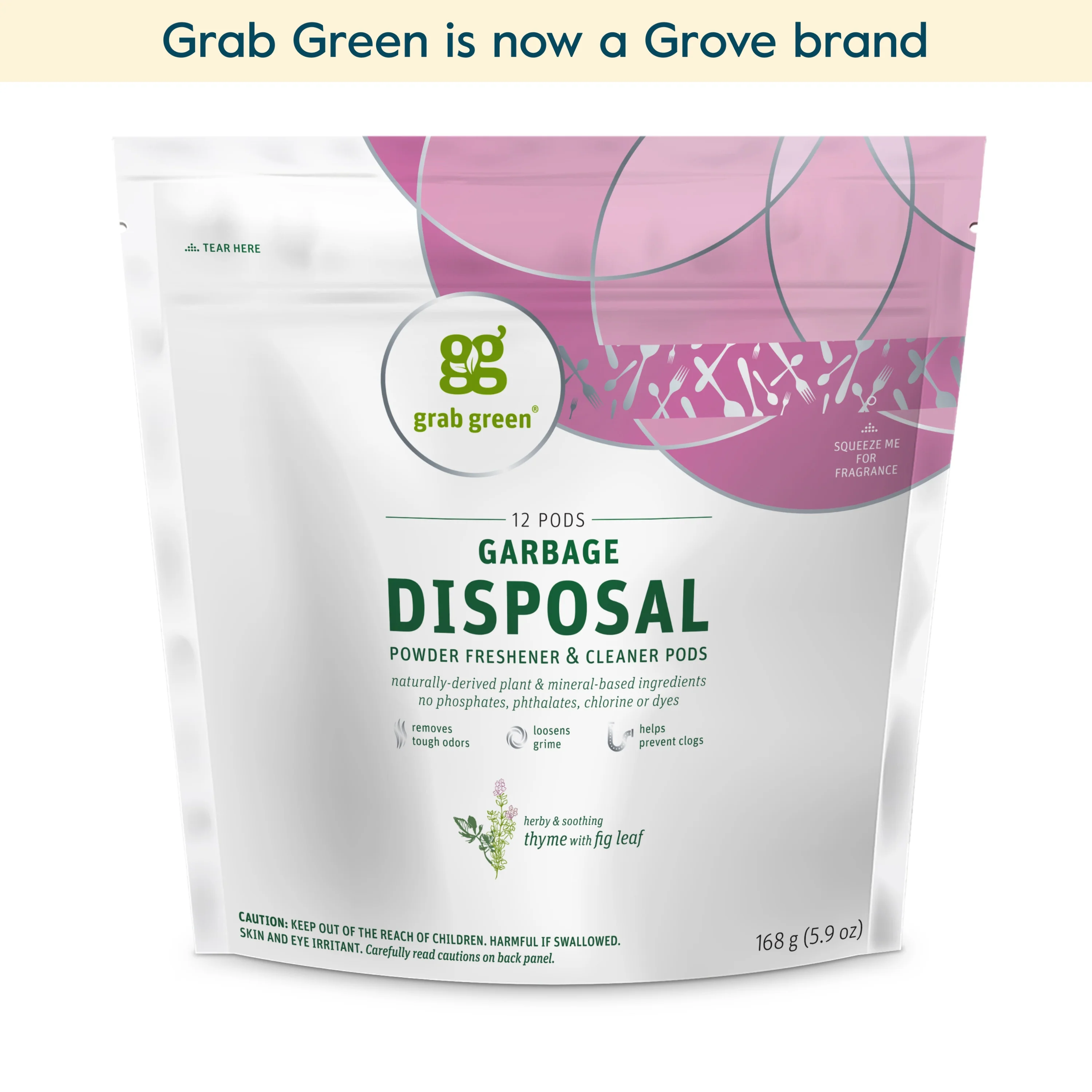 Garbage Disposal Freshener & Cleaner Pods - Thyme with Fig Leaf - Image 5