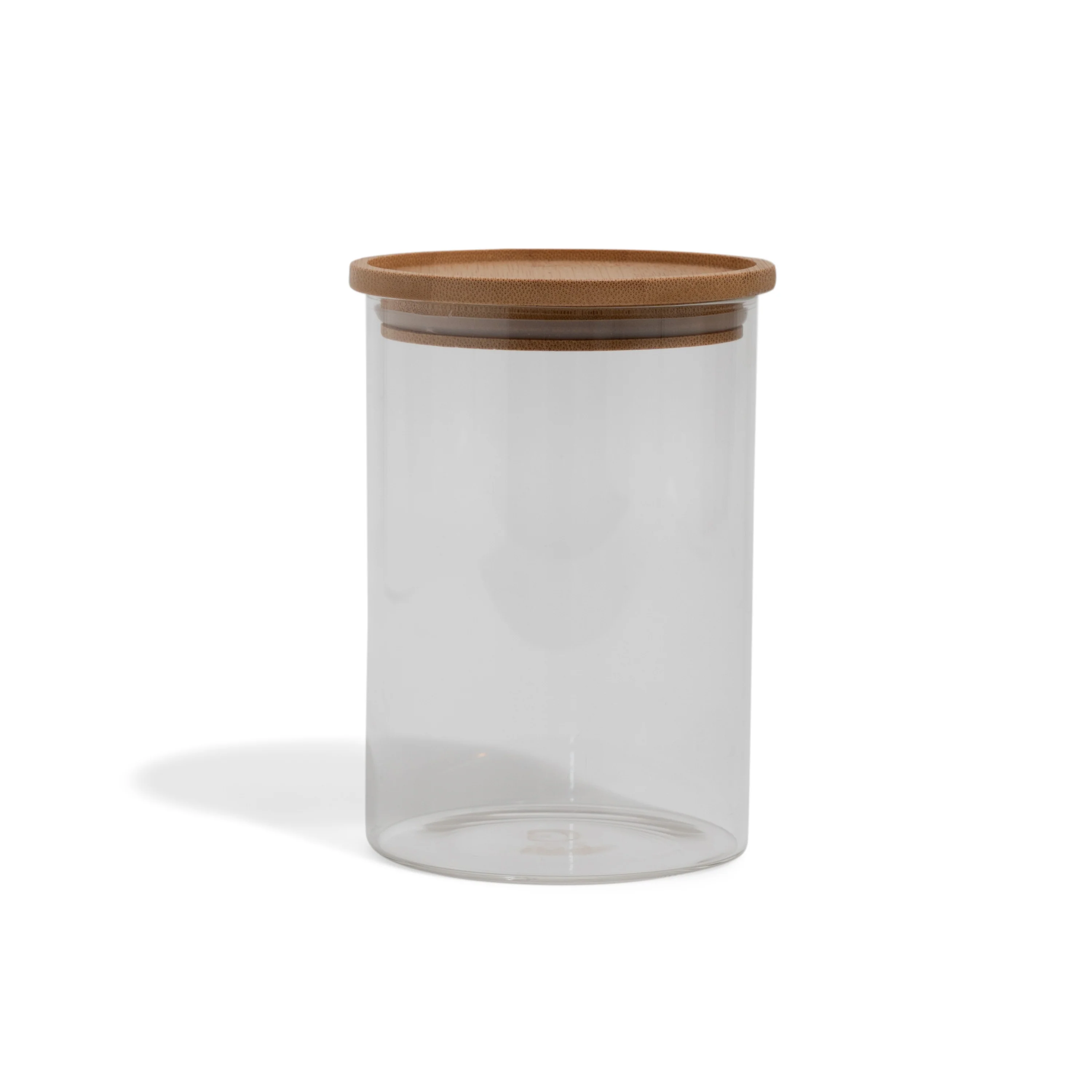 Bamboo & Glass Storage Jars - Image 4
