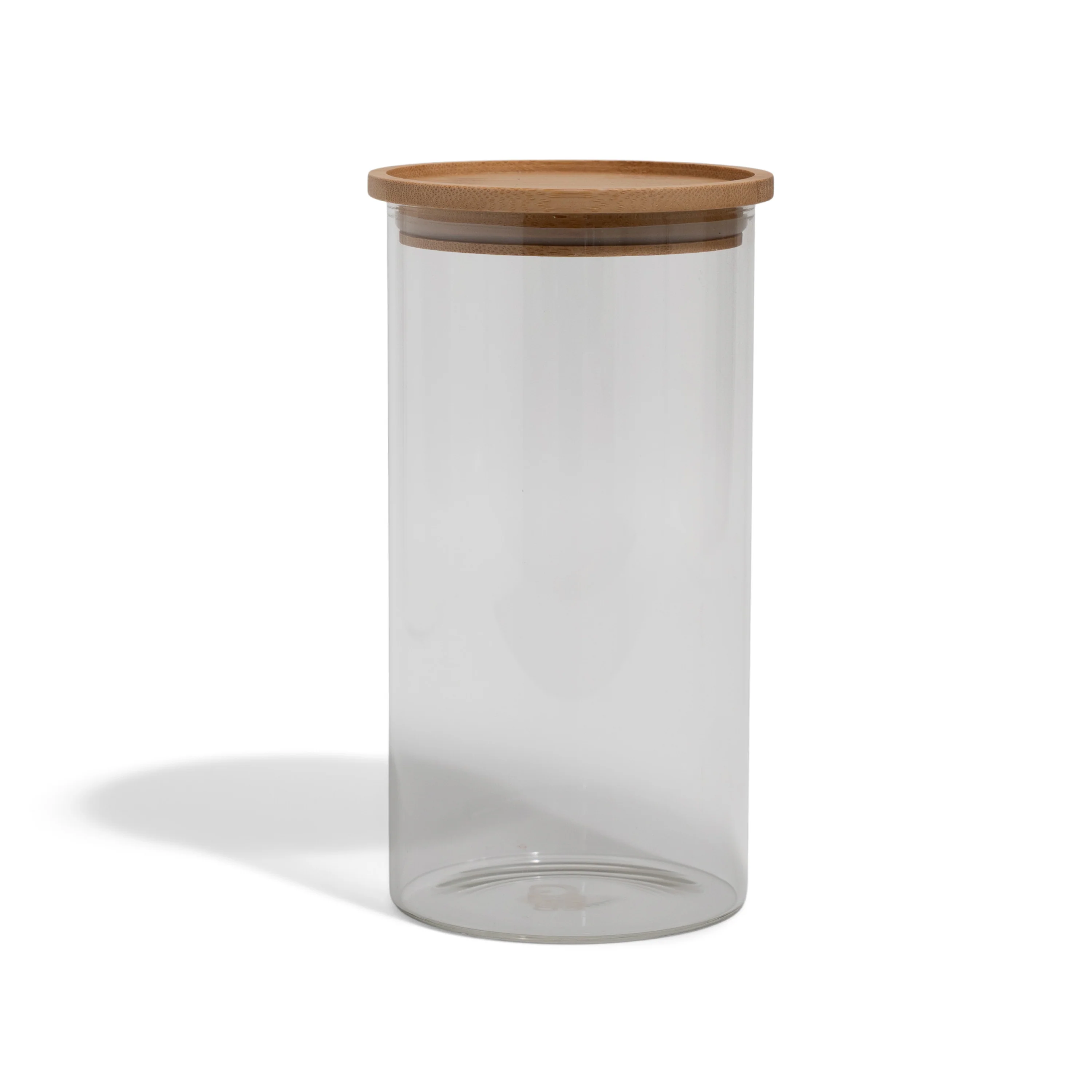 Bamboo & Glass Storage Jars - Image 5