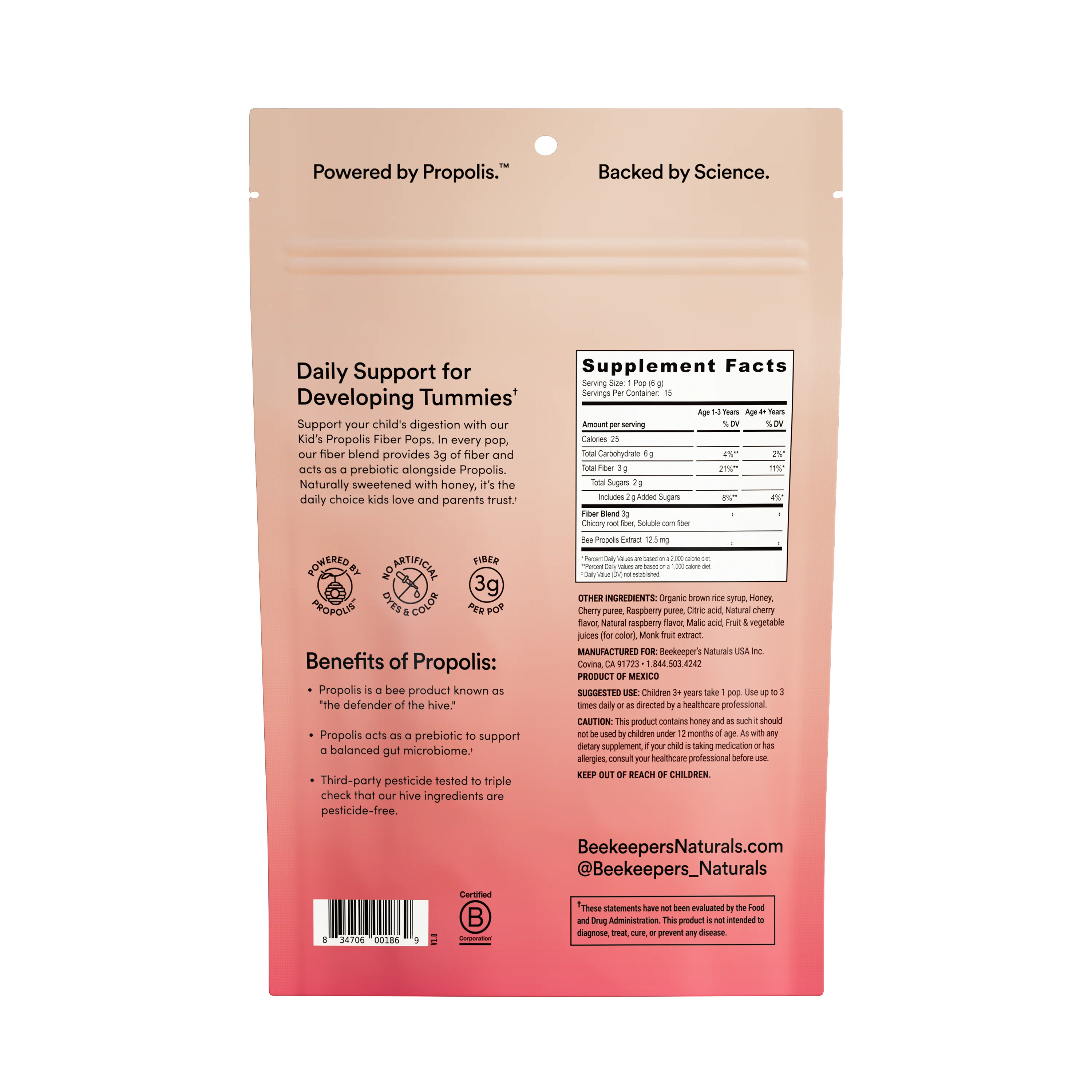 Kid's Prebiotic Fiber Pops - Image 3