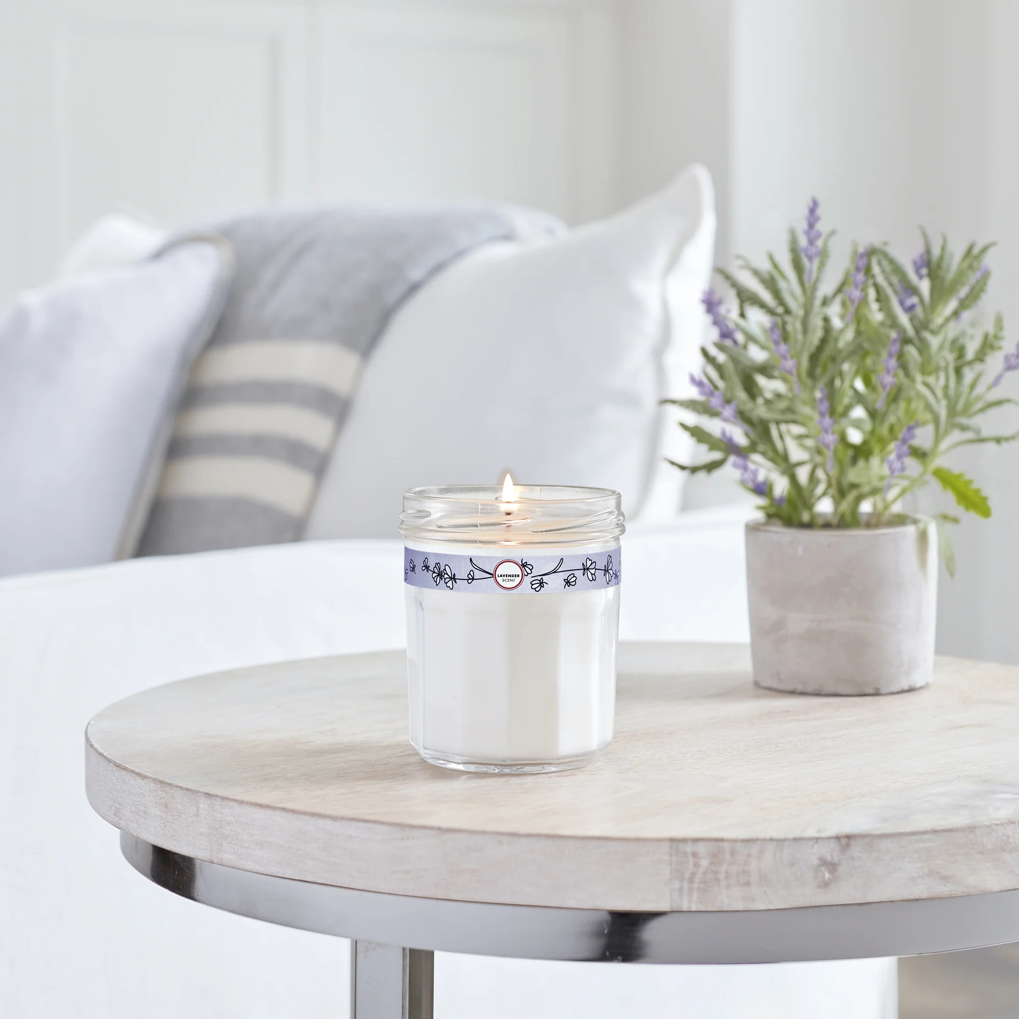 Soy Glass Jar Candle - Image 6