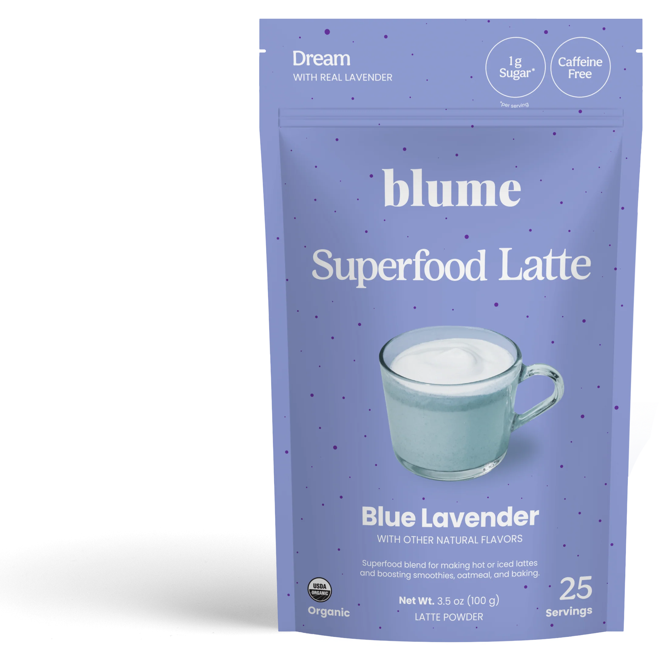 Organic Blue Lavender Latte Powder - Image 6