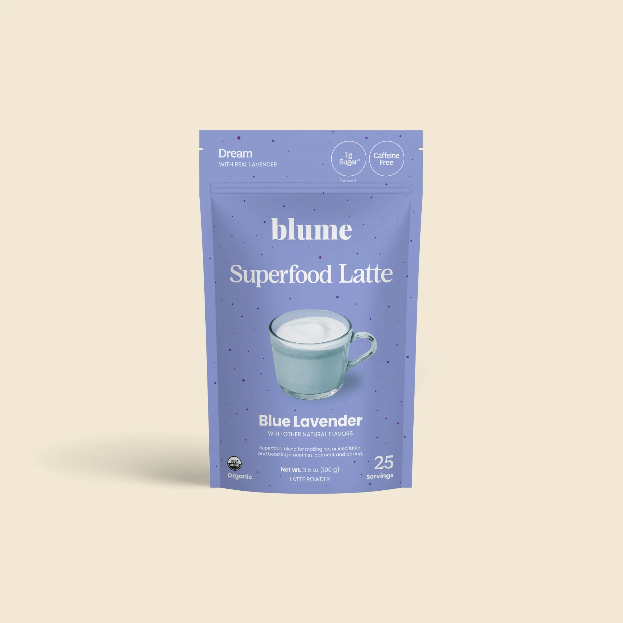 Organic Blue Lavender Latte Powder - Image 7