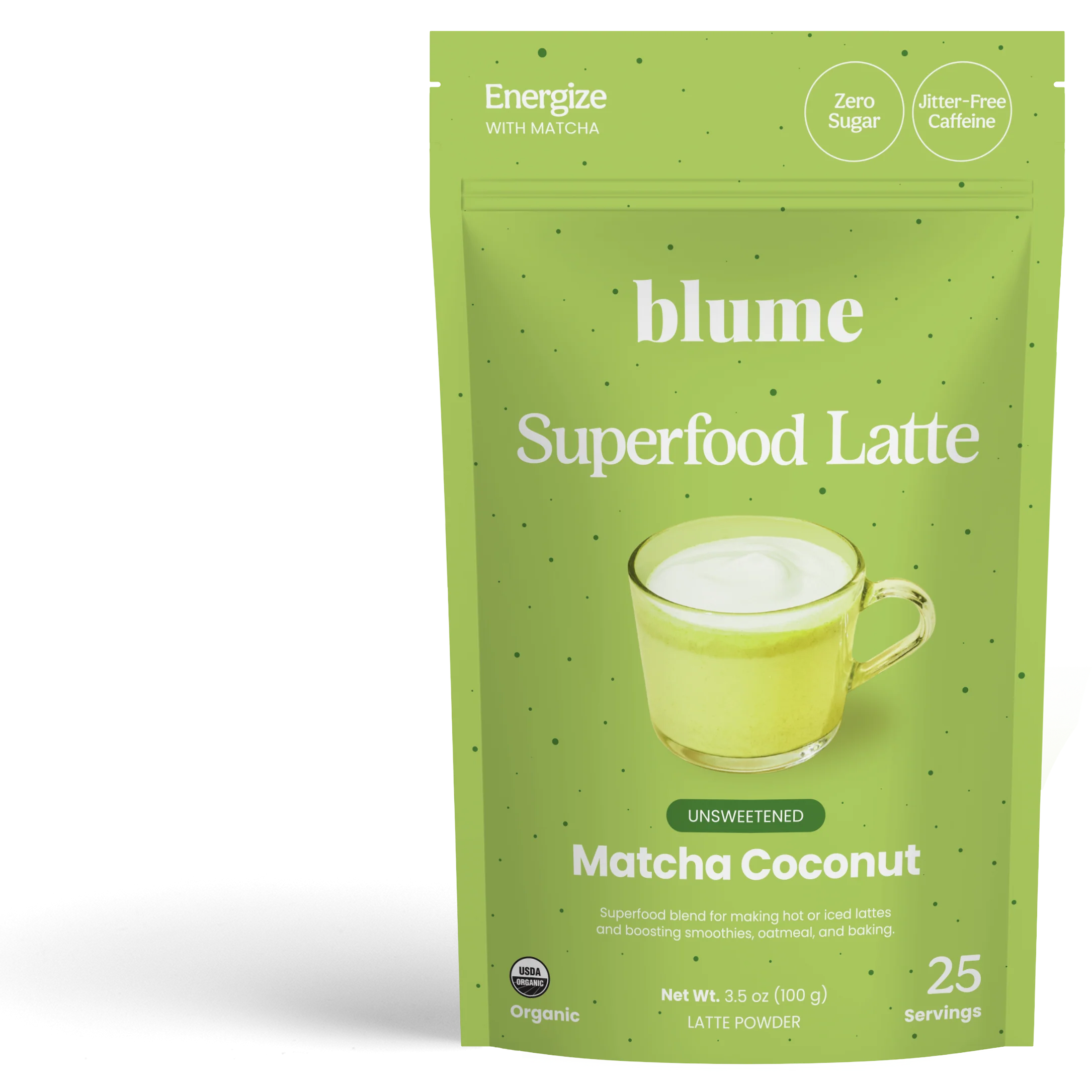 Organic Matcha Coconut Latte Powder - Image 6