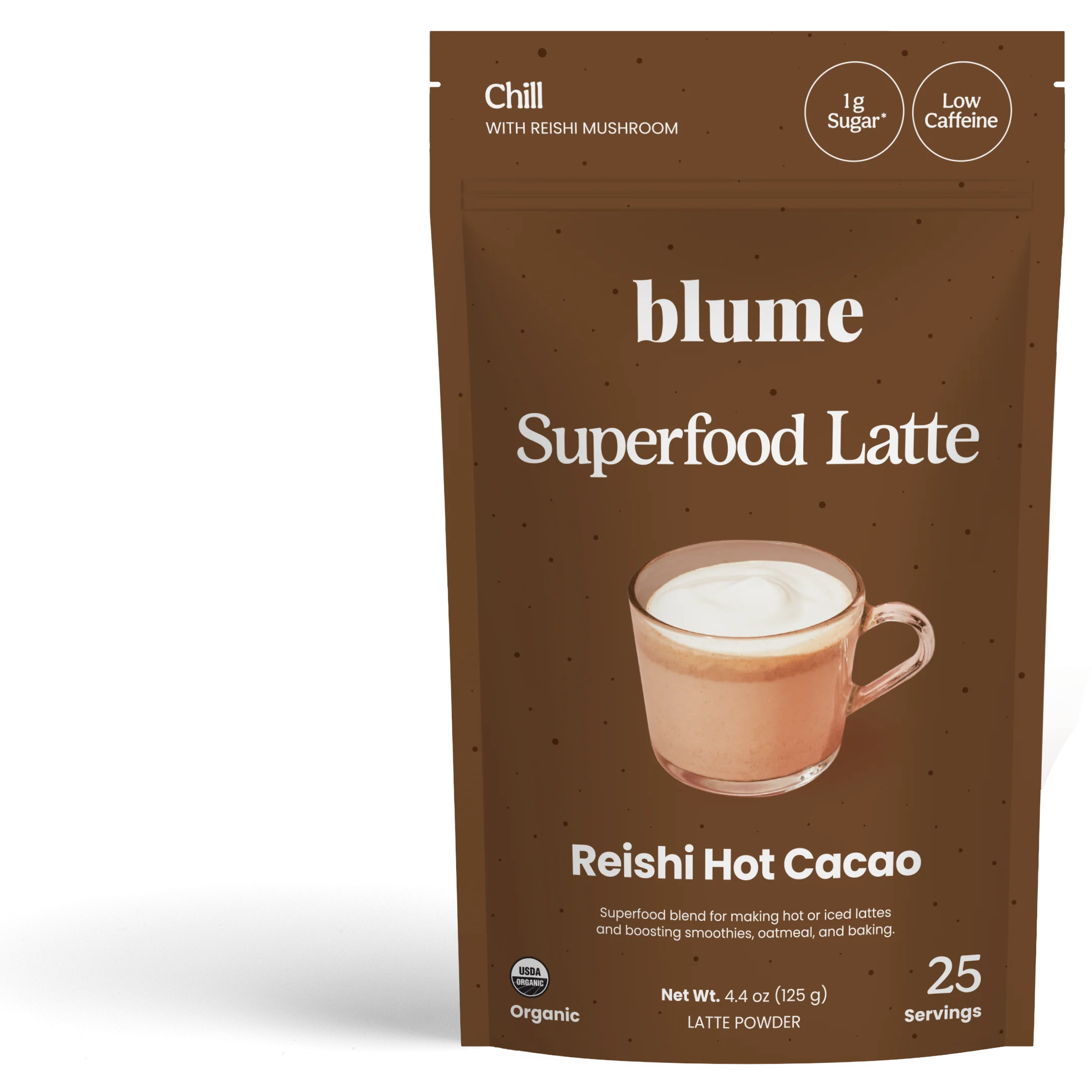 Organic Reishi Hot Cacao Latte Powder - Image 7