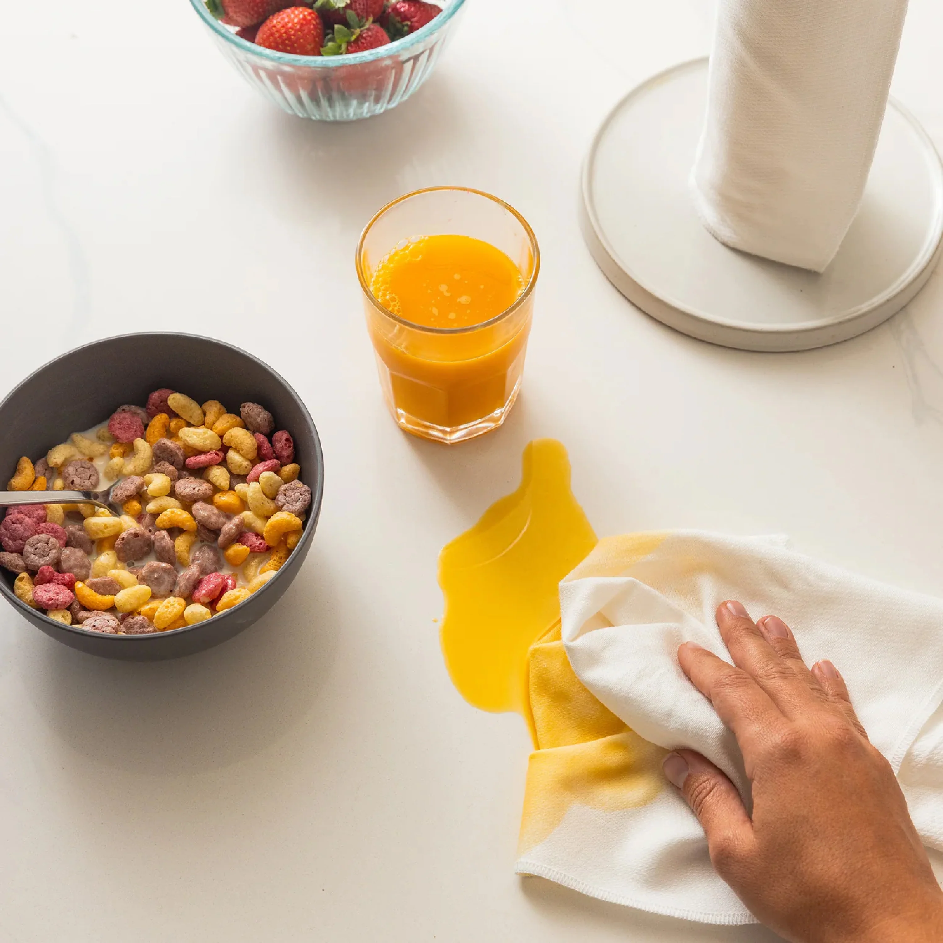 Reusable Paper Towel Set, 100% Organic, Unbleached - Image 9