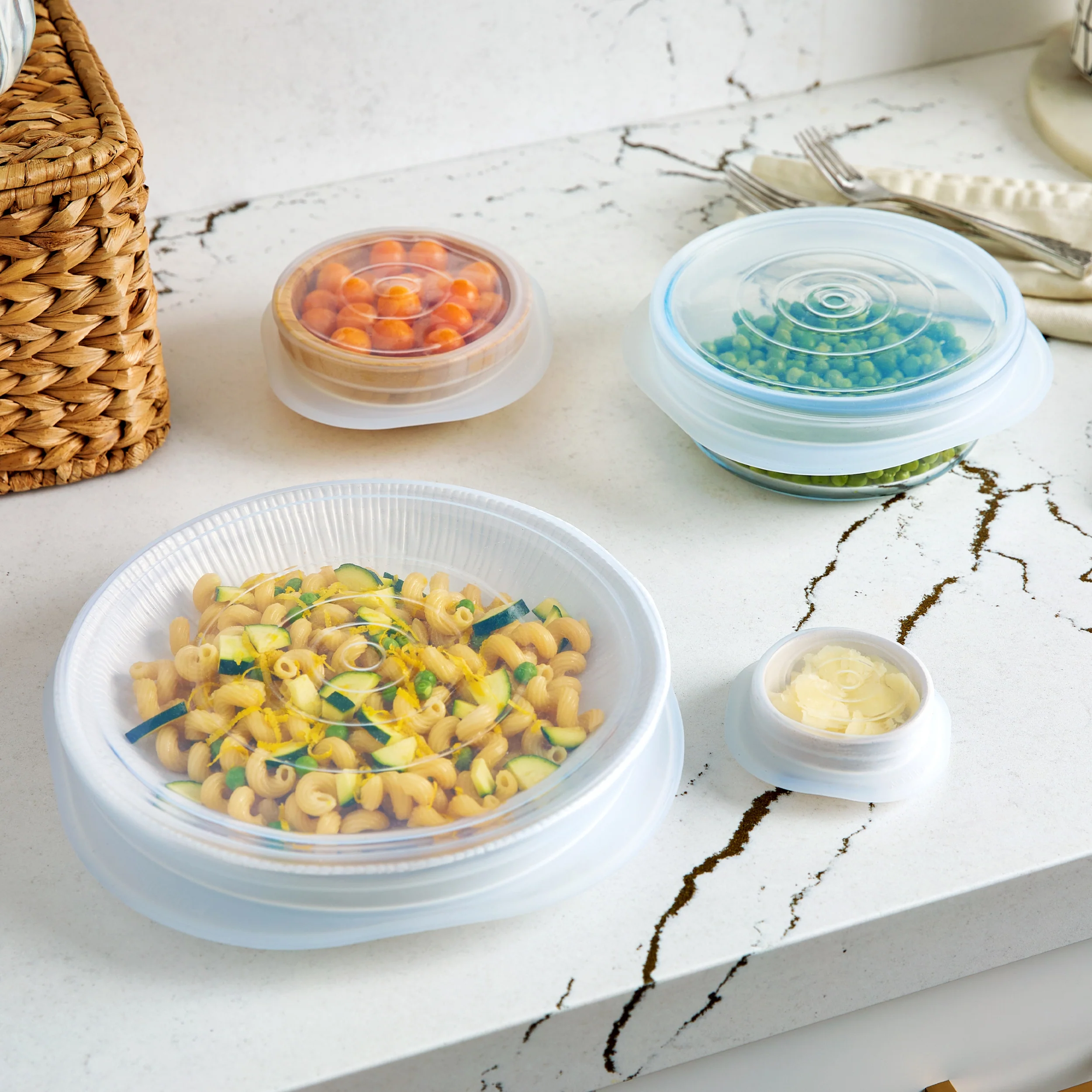 Reusable Large Stretch Lids, 3 pack - Image 4