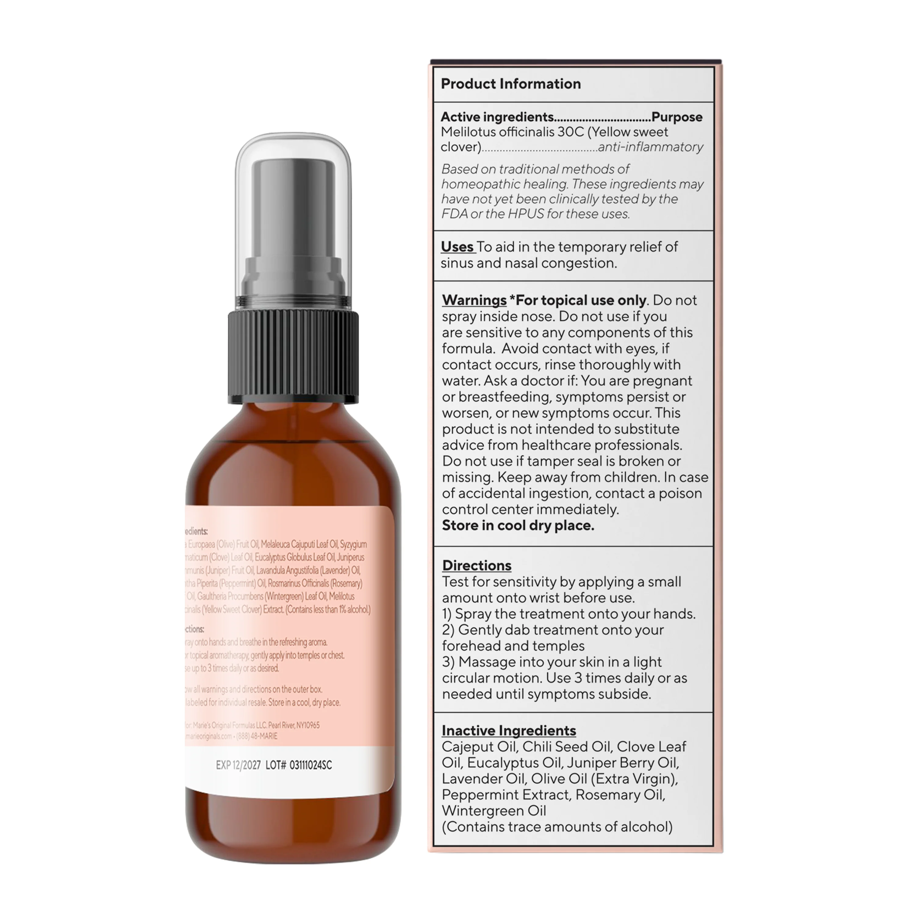 Sinus Congestion Relief Spray - Image 8