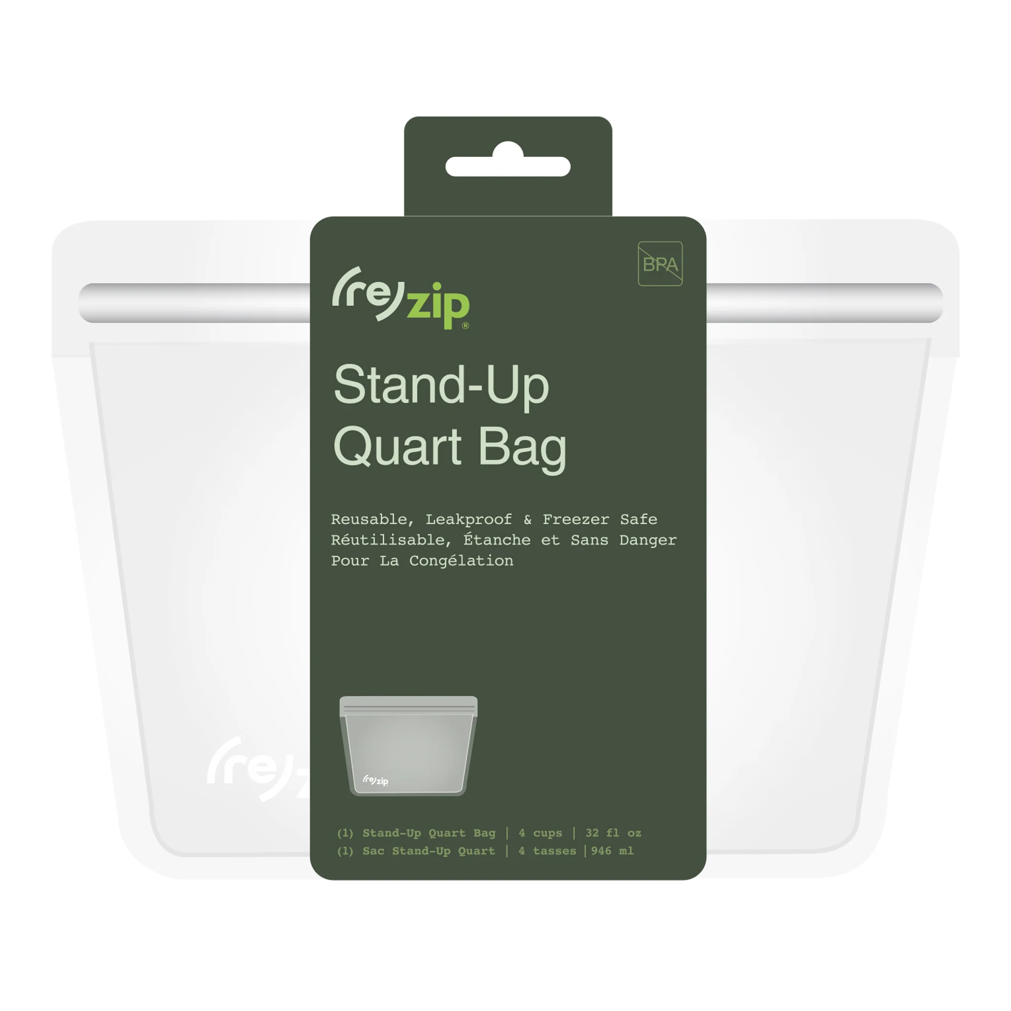 Stand-Up Quart - 4 Cup Bag - Image 7