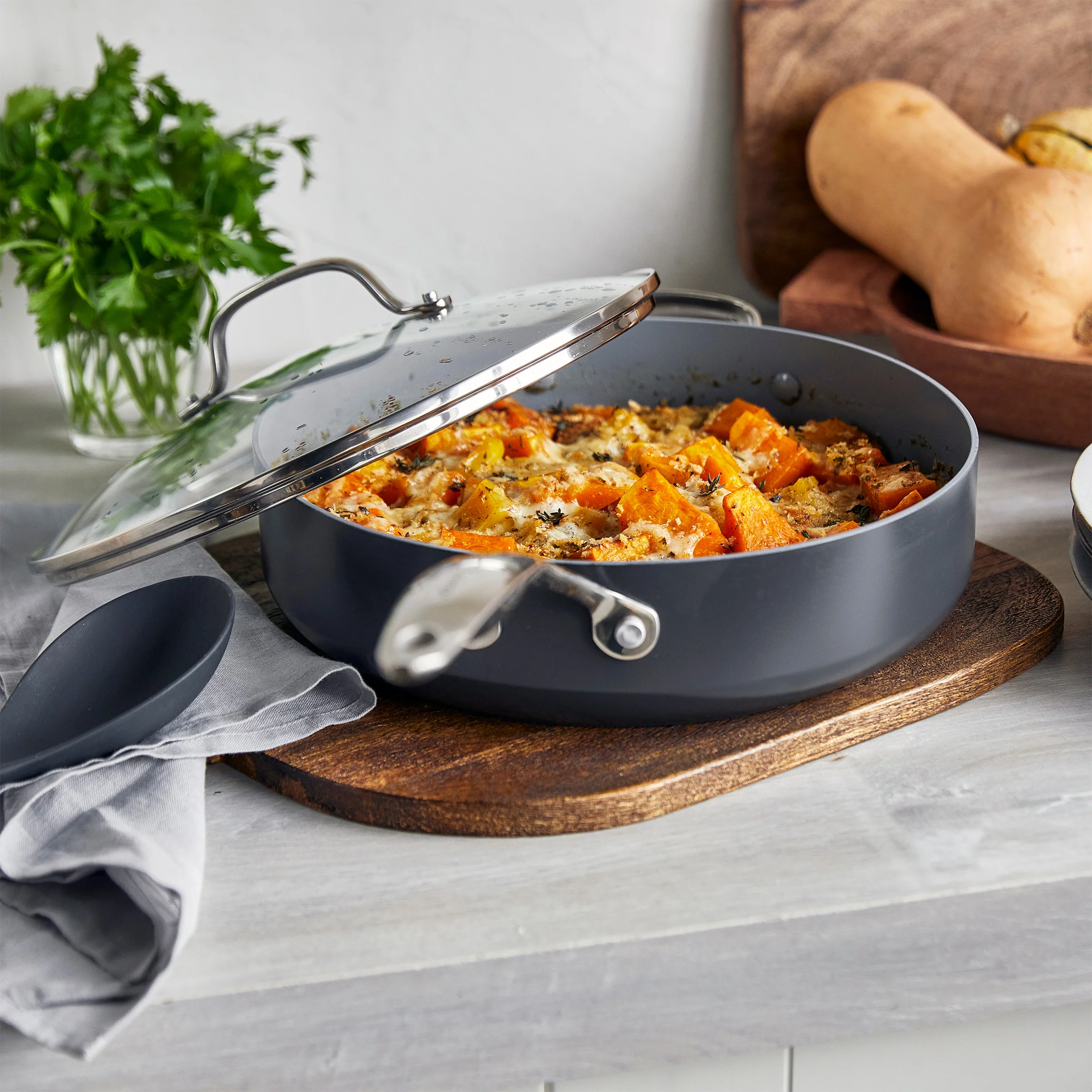 Valencia Pro Nonstick, Ceramic Sauté Pan with Lid, 4.5 Qt - Image 10