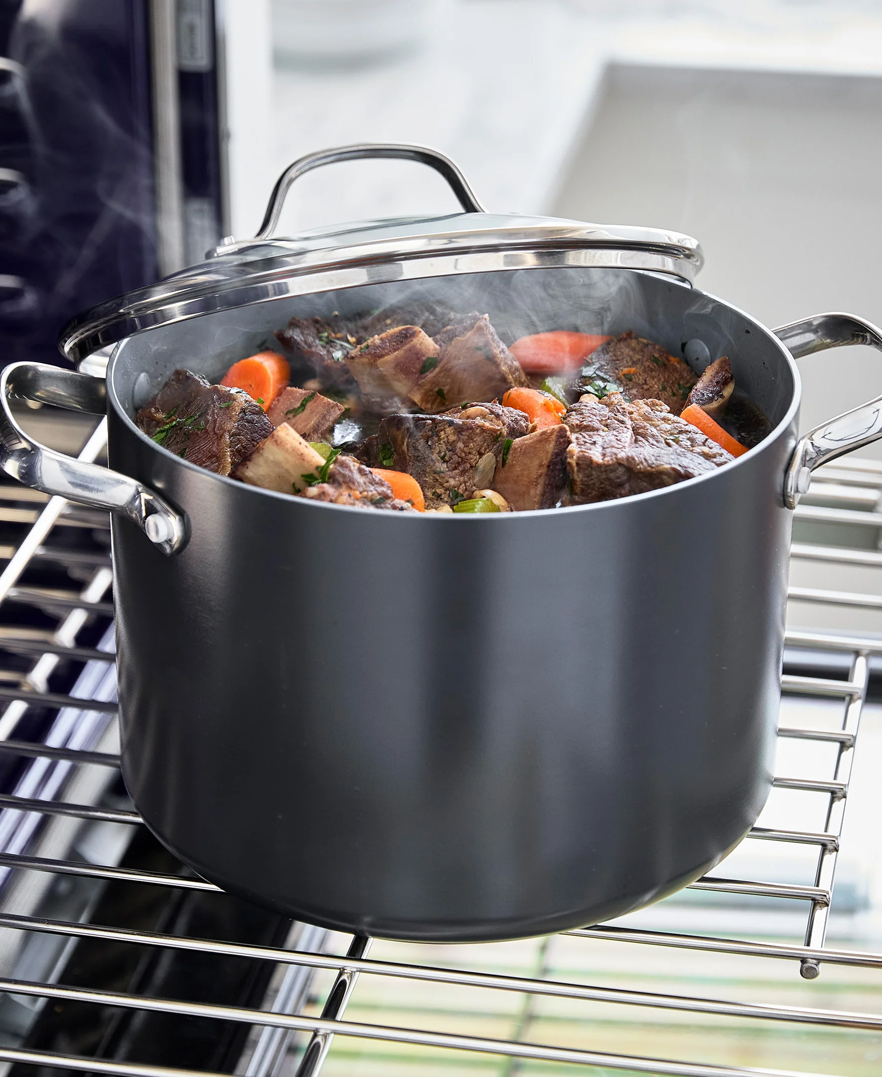 Valencia Pro Nonstick, Ceramic Stockpot with Lid, 8qt - Image 6