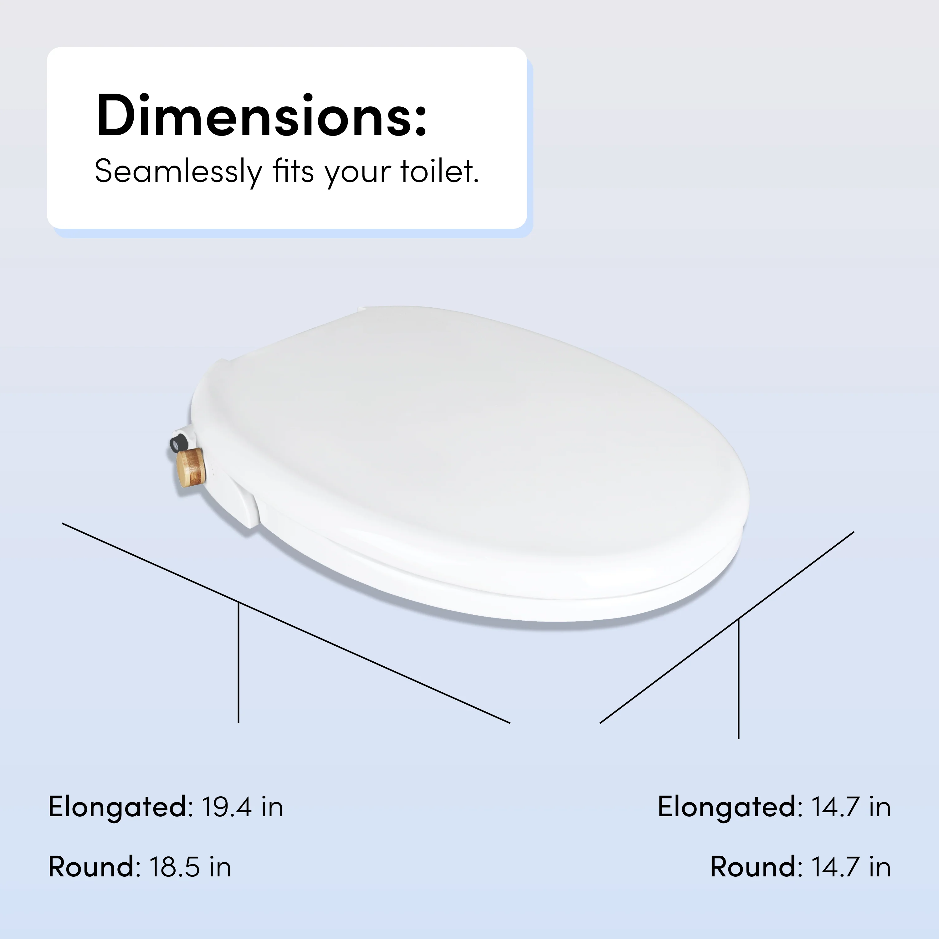 Wave Non-Electric Bidet Bamboo - Image 6