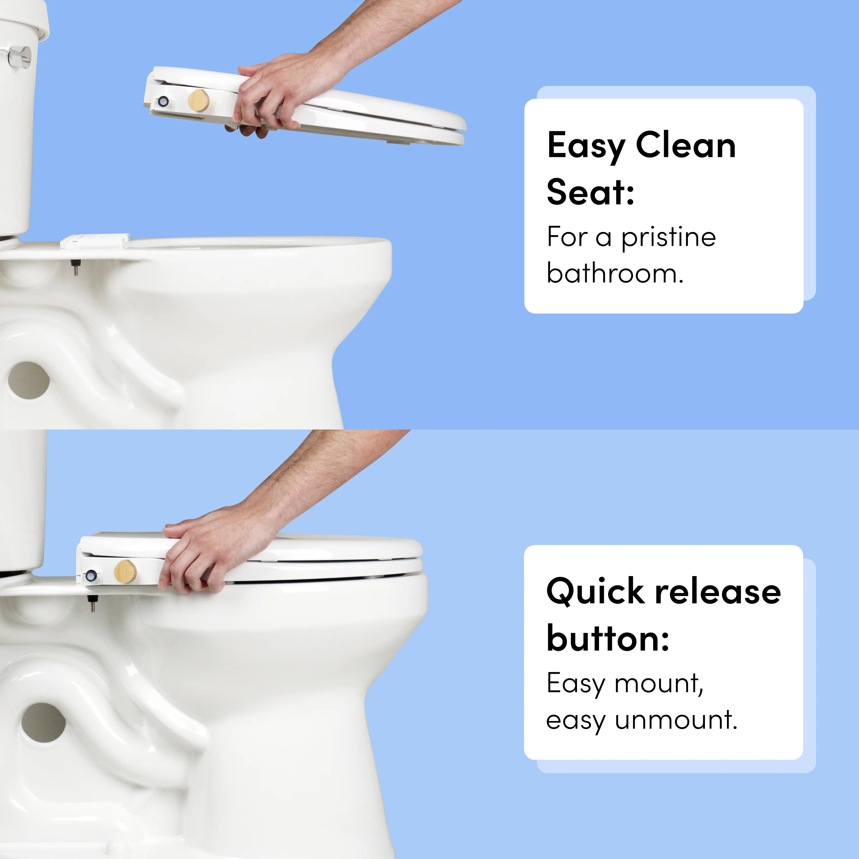 Wave Non-Electric Bidet Bamboo - Image 9