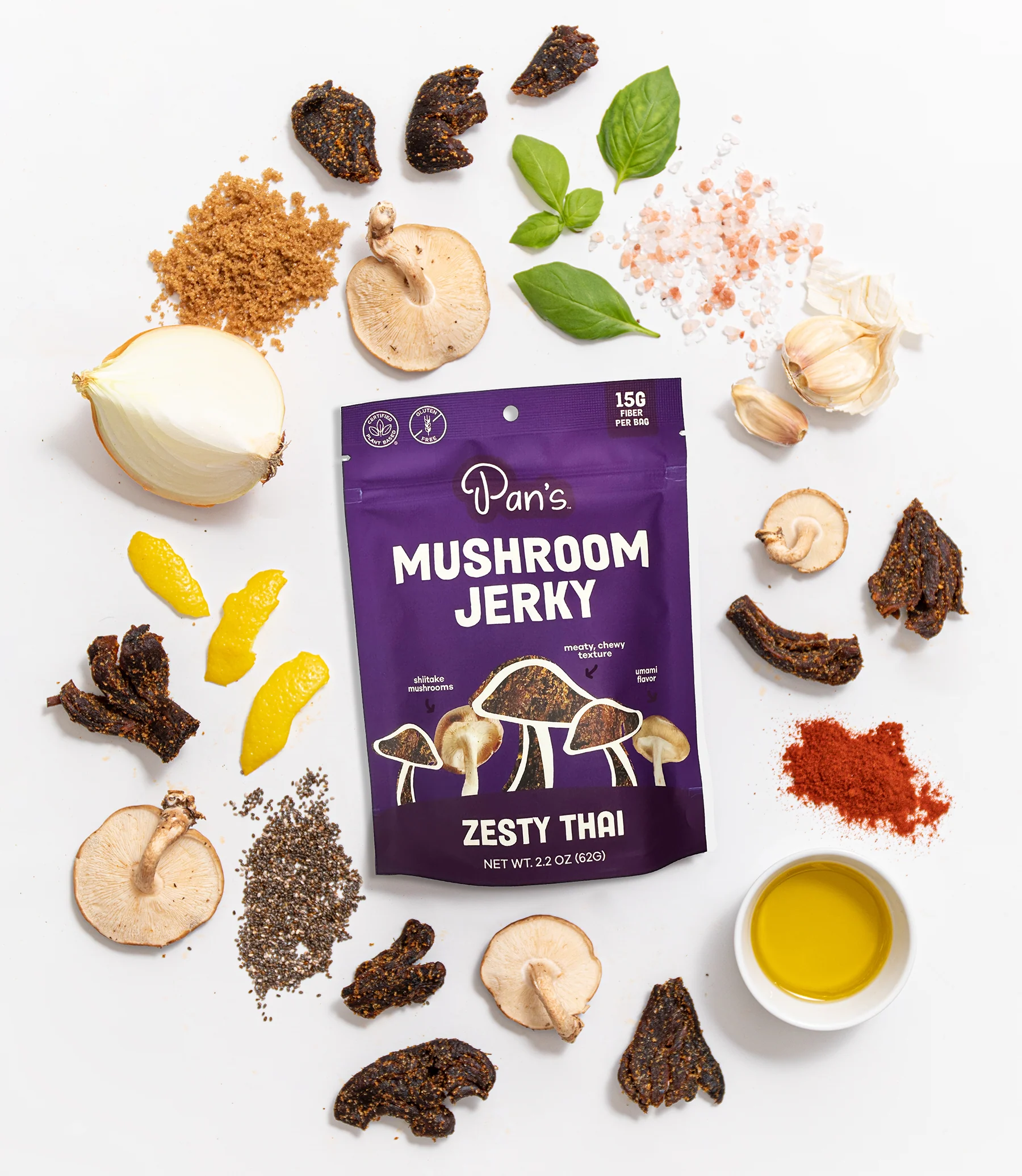 Zesty Thai Mushroom Jerky - Image 8